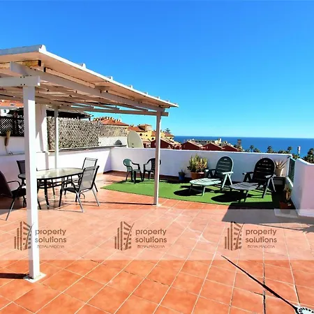 Lomas De Mena 15 - ático Con Vistas Al Mar - Barbacoa Y Piscina- Parking Gratis Apartamento Benalmádena